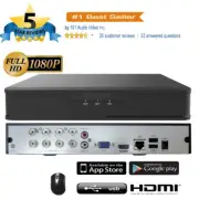 8CH DVR Home Security 5in1 No HDD 1080P 5MP Lite Analog & 4MP IP Camera (no PoE)