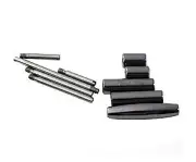 Sax Black Roller Set-Alto (5 Piece w/Screws)