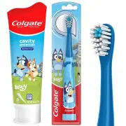 Bluey Colgate Toothbrush And Toothpaste Gift Set Bundle BRAND NEW EXPEDITED SHIP