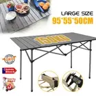 Camping Table Roll Up Foldable Aluminium Portable Picnic Outdoor BBQ Camp Desk
