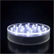 LARDUX Led Light Base - 6 Inch round Display Pedestal Light Stand Plate Flat for