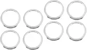 2sets Tire Hub Centric Rings 66.45-57.1mm Aluminum Alloy Car Wheel Decor Metal Hub Ring Kit Car Aesthetic Enhancement 4pcs*2