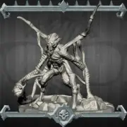 Web Golem | Miniature for Tabletop games like D&D and War Gaming