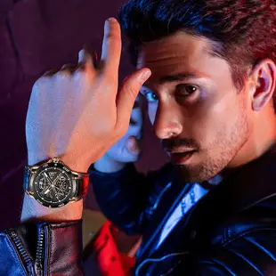 男士手錶 德國品牌布加迪手錶男士炫酷抖音爆款流浪地球系列防水自動機械錶