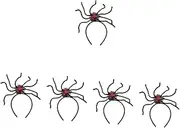 Ipetboom 5pcs Scary Spider Decoration Headband for Halloween Party Accessory Cosplay Headdress Props