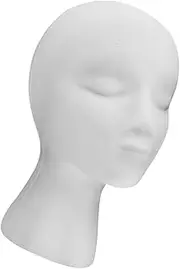 ARTSEWPLY Wig Display Stand Mannequin Head Support Portable Cap Organizer for Hats Wigs for Retail Travel Trade Shows Lightweight Modern Design for All Hat Shapes