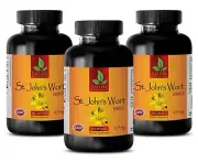 Ginkgo Biloba 500 - ST. JOHN'S WORT EXTRACT - Antioxidant 3 Bottles 180 capsules