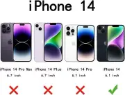Strap Neck Lanyard Protective Phone Case for iPhone 14 - E Crossbody Adjustable
