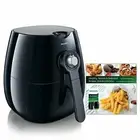 New Philips Kitchen HD9220/28 Viva Airfryer 1.8lb/2.75qt Black Fryer