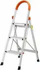 Lightweight 3-Tread Step Ladder Folding Non-Slip Stool Kitchen Garage Workshop