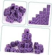 Totority Digital Dice Toys for Boys and Girls 4 Pack 3.8cm Eva Foam Dice Safe Non-Toxic Fun for Playing and Learning