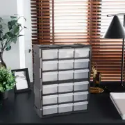 18 Drawers Parts Organizer Teacher Tools Box Beads Box Craft Cabinet Storage