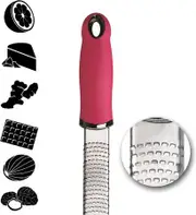 1 PCS Red Classic Series Citrus Zester Stainless Steel Grater