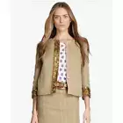 Tory Burch Silk Sequin Khaki Gordie Evening Jacket Size 2 NWT