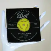 Pat Boone Drink Coaster Made with Original 45 rpm Record