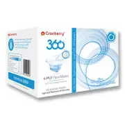 Cranberry Q2861B 360 Face Masks ASTM Level 3 Regular Blue 320/Bx
