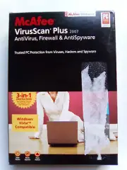McAfee VirusScan Plus 2007 (AntiVirus, Firewall & AntiSpyware)