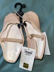 NWT Girls Danskin Now Pink Full Sole Dance Shoe Size 12
