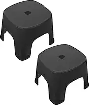 BESTOYARD 2pcs Foot Stool for Bathroom Toilet Multi Functional Stepping Stool for Adults Safe Sturdy Design for Shoe Changing Reaching Sinks