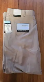 Men's Geoffrey Beene Designer Khaki Pants 40x30 New w/ Tags