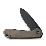 WE Knife Elementum 18062X-4 Knife CPM 20CV Stainless Steel Bronze Titanium