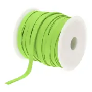 1/4 Inch Double Fold Bias Tape Continuous Bulk Bias Tape (Fruit Green 25 Yards)