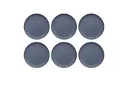 6x Ecology Malta Matte Stoneware Kitchen Dinner Serving Side Plate 21cm Denim