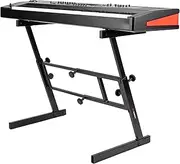 Gator Frameworks Heavy-Duty Z-Style Keyboard Stand with 20" to 35" Adjustable Width and 375lb Weight Capacity, (GFW-KEY-Z1000)