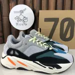 <MONKEY SHOES>AD YEEZY BOOST 700 WAVE RUNNER和灰色黑色慢跑鞋男女通用鞋B75