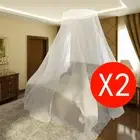 Round Mosquito Nets 2 56x325x230 cm Outdoor Bug Protection Lightweight