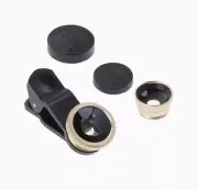Hemobllo Portable Cell Phone Camera Lens 3 In One Super Wide, Fish Eye, Macro