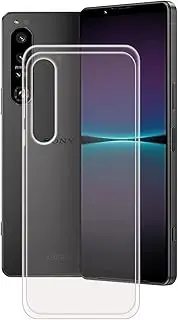 [LCEHTOGYE] Case for Sony Xperia 1 V, Slim Shock-Absorption Anti-Scratch Transparent Soft TPU Bumper Protective Phone Case Cover for Sony Xperia 1 V (6,5")