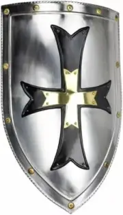 Handmade Crusader Steel Templar Shield, Battle Warrior Shield, Best Gift Item