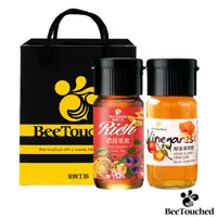 在飛比找PChome24h購物優惠-【蜜蜂工坊】好醋蜜禮盒(濃郁果蜜700g+蜂蜜蘋果醋500m