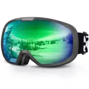 Ski Goggles for Men Women, OTG Snowboard Goggles with 100% UV Protection Anti...