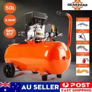 Portable Electric Air Compressor 50L 3.0HP Electric Inflator Direct Tank
