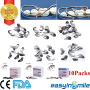 10Box Dental Metal Matrices Matrix Band Soft Sectional Contoured Bands S/M/L US