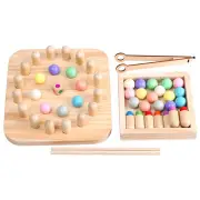 Kid Educational Wooden Memory Match Stick Chess Game Toys