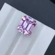 Natural Cut 27.15 Carat Pink Kunzite Octagon Faceted Loose Gemstone