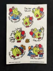 Vintage 80’s “Little Miss Splendid” Scratch & Sniff Mark 1 Sticker Sheet