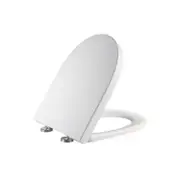 Thick Toilet Seat Soft Close Luxury White Heavy Duty Quick Release U Shape AU with Non-Slip Seat Bumpers
