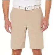 Ben Hogan Khaki Performance Shorts Flat Front Stretch Fabric Men’s Size 46 NWT