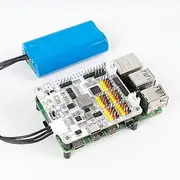 SunFounder Robot HAT Expansion Board for Raspberry Pi 4/3B+/3B/Zero W Robot, IoT, Sensors, Motors, Servo Drivers, Includes Battery, 5V2A, Speaker, ADC, PWM, IIC, UART, SPI