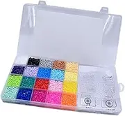 NC Creative Hama Beads Birthday Gift Handmade Craft Colorful Toy with Box Fuse Beads Craft Kit Iron Beads Perler Beads for Kids Girls Adults