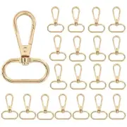 20Pcs Oval Ring Swivel Lobster Clasps 1" Inside Diameter Snap Hook Swivel Cla...