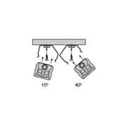 Dual Series Angle Mount Brackets Superlux Lighting - DUAL-4015CLIP