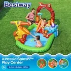 Bestway Jurassic Splash Water Pool Play Centre Slide Playset Toys Inflatable