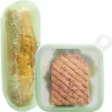 在飛比找遠傳friDay購物優惠-《LEKUE》矽膠麵包餐盒2件 | 環保密封袋 保鮮收納袋