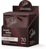 Svete Beauty Fusion Skin & Hair All-in-One Beauty Collagen Powder for Women | Hydrolyzed Multi Collagen Supplement | Hyaluronic Acid, Biotin, CoQ10 | Chocolate Coconut (7 Single Packets/Box)