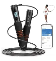 RENPHO Smart Jump Rope - APP Data Storage & Tracking & Analysis, Tangle-Free Jum